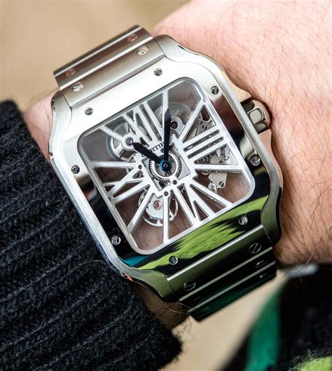 cartier skeleton watch replica|cartier skeleton watch black diamond.